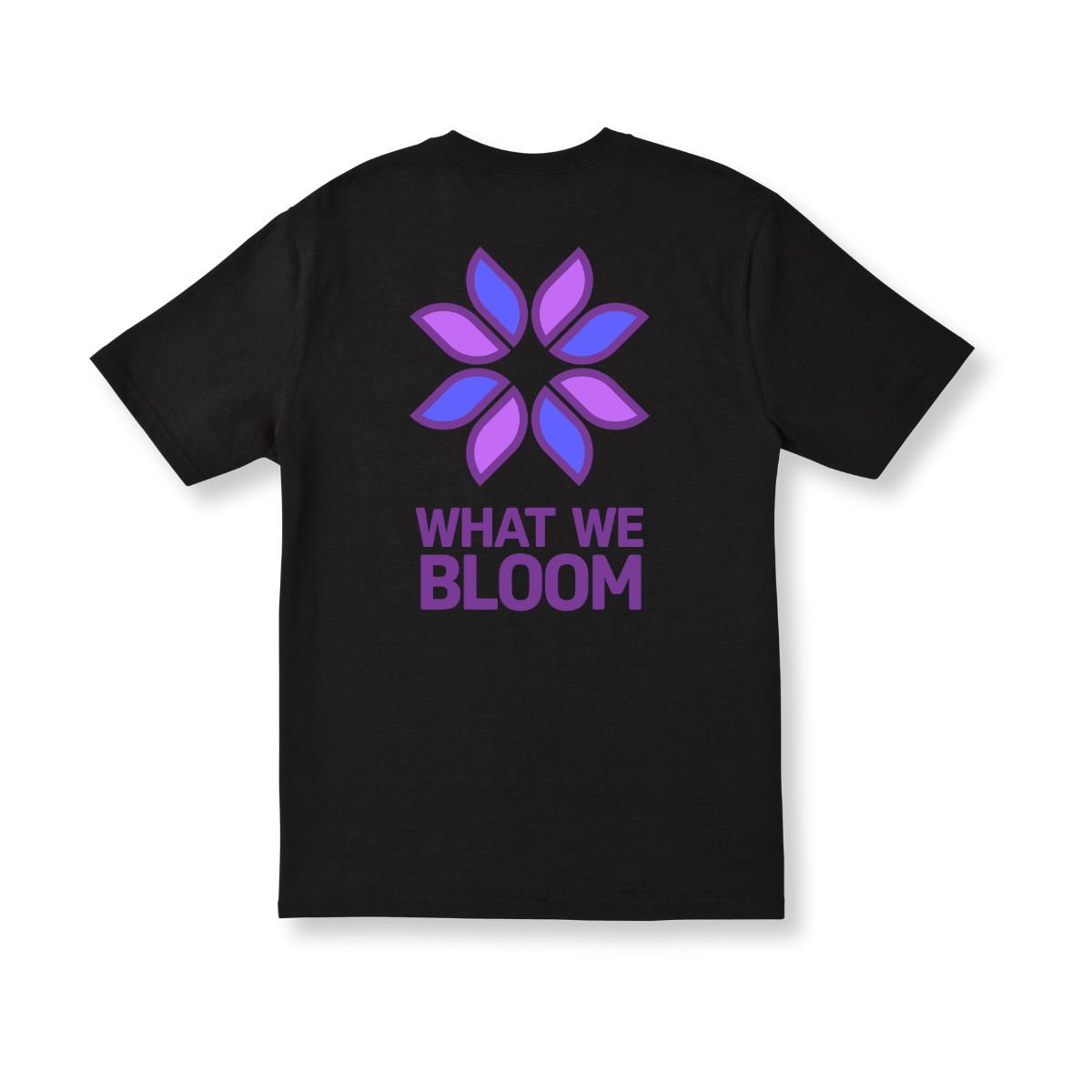 What We Bloom Original Black Tee